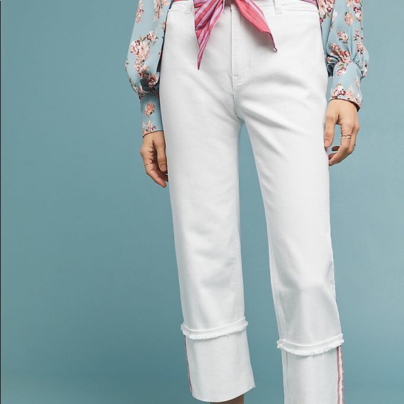 Anthropologie Denim - Pilcro by Anthropologie High-Rise Cropped Wide-Leg